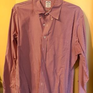 Like New! Brooks Brothers red checked shirt